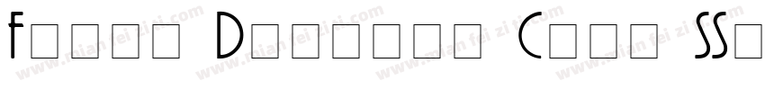 Ferio Display Caps SSi字体转换
